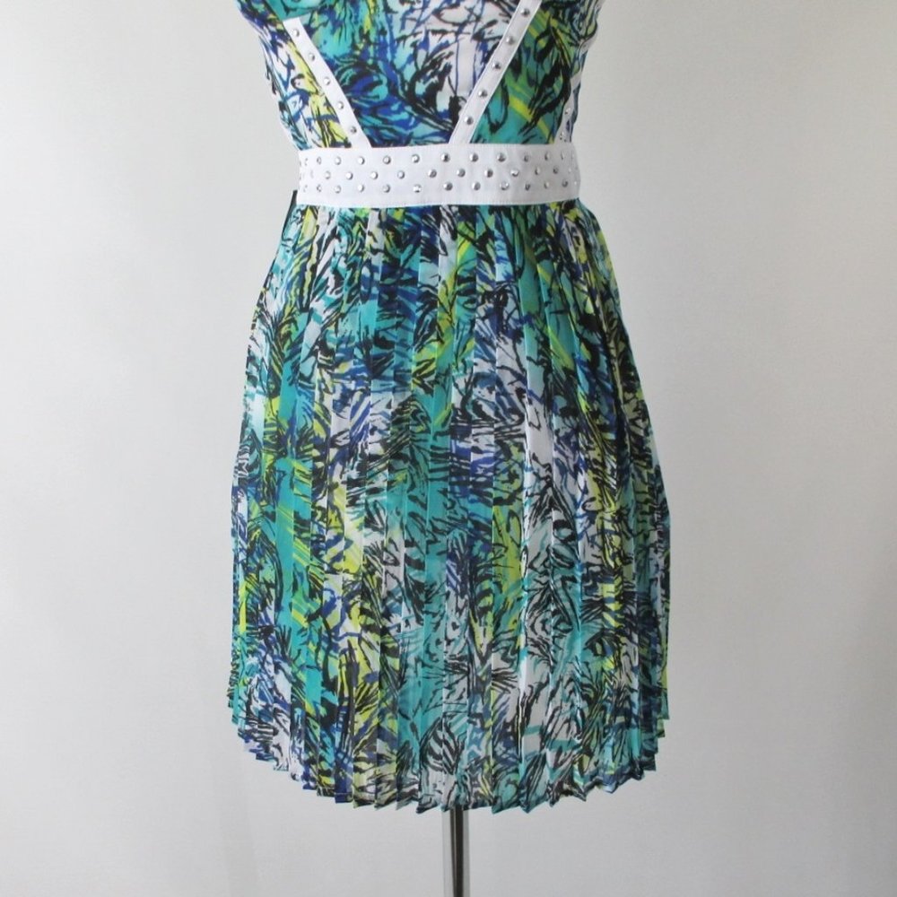 Bebe Studded Bustier Cut Out Party Dress M - Picture 6 of 8